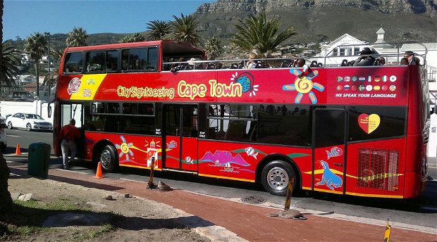 CITY SITE SEEING   - CAPE TOWN.THE HOP ON HOP OFF BUS