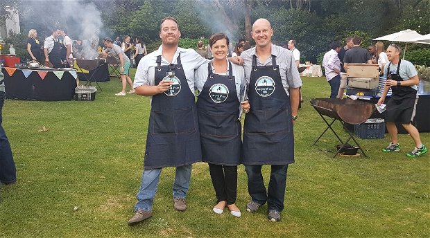Food and wine tour company team building cook off judges