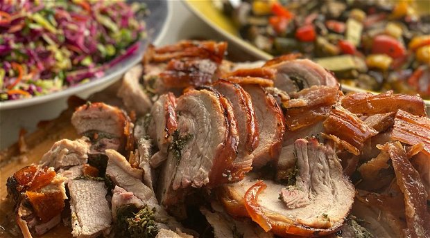 Porchetta cooked to perfection