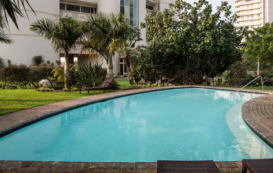 Communal pool and garden