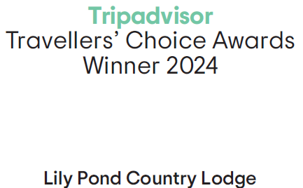 Tripadvisor, Travellers Choice Award, Lily Pond Country Lodge, top 10% Worldwide