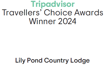 Tripadvisor, Travellers Choice Award, Lily Pond Country Lodge, top 10% Worldwide