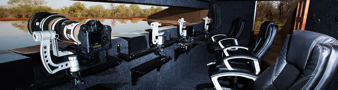 wildlife photography from photographic hide at Indlovu River Lodge in Greater Kruger Park