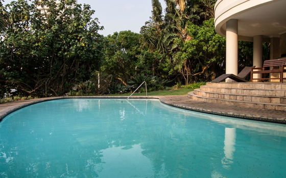 Communal pool and garden