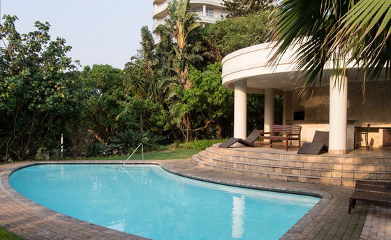 Communal pool and garden