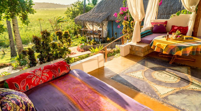 Suite Mango Self Catering with Braai, Lagoon Sunset Tofo Beach Mozambique Suite Mango Self Catering with Braai, Lagoon Sunset Tofo Beach Mozambique