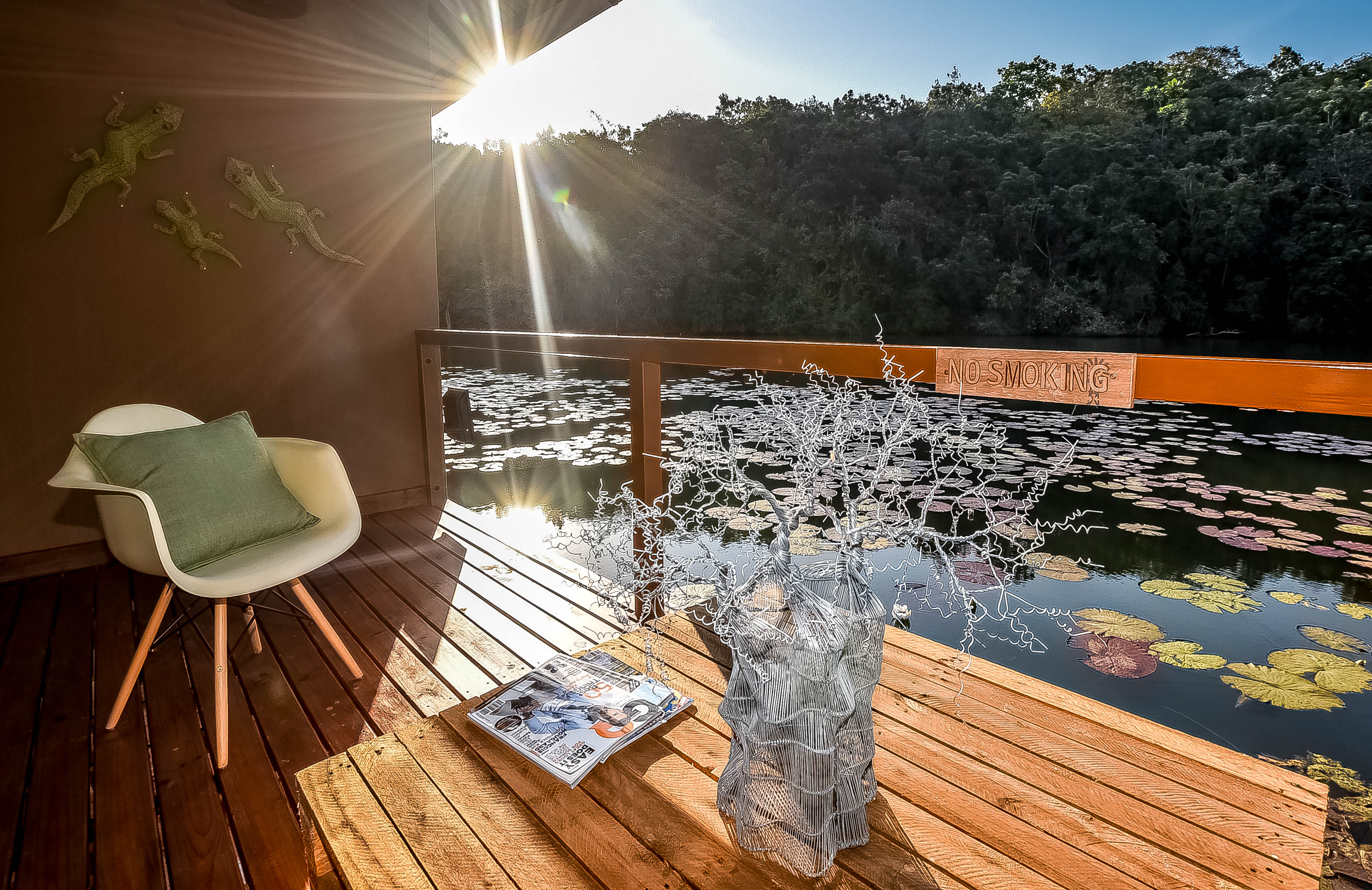 Double Lake Room Patio View