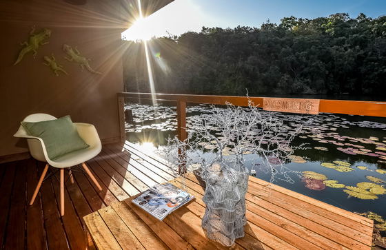 Double Lake Room Patio View