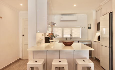 Kitchen, aesthetic design, holiday apartment