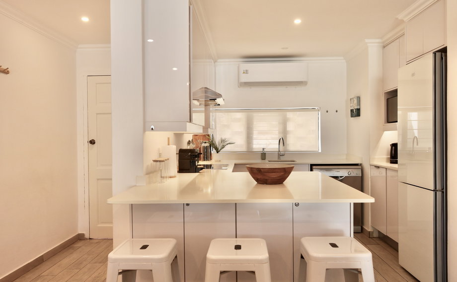 Kitchen, aesthetic design, holiday apartment