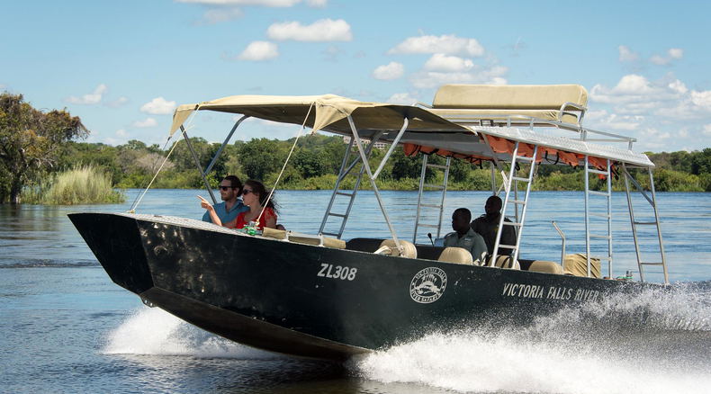Boating on the zambezi river Zambia by Limbo Lodge. Boating on the zambezi river Zambia by Limbo Lodge.