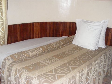 Custom-designed double bed for double rooms