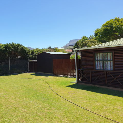 Enclosed garden area Captains Cottage