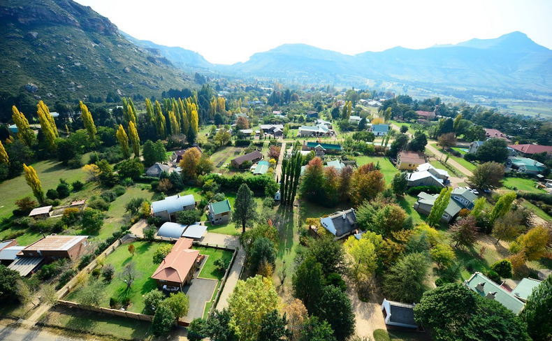 Mont Rouge guest house provides upmarket self catering accommodation in Clarens Mont Rouge guest house provides upmarket self catering accommodation in Clarens