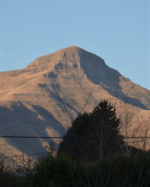 Spectacular view of Mount Horeb from The Attic self catering accommodation at Mont Rouge guest house Spectacular view of Mount Horeb from The Attic self catering accommodation at Mont Rouge guest house