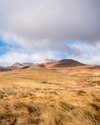 Snow capped mountains as seen from Golden Gate. Mont Rouge guest house offers well equipped accommodation