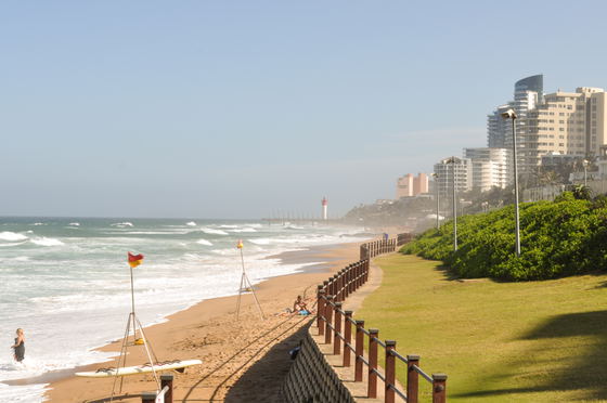 Beach and surrounding area