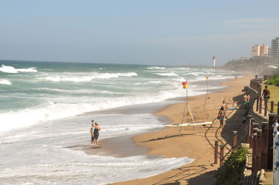 Beach and surrounding area