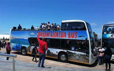 Durbans Ricksha Bus Ride in Style