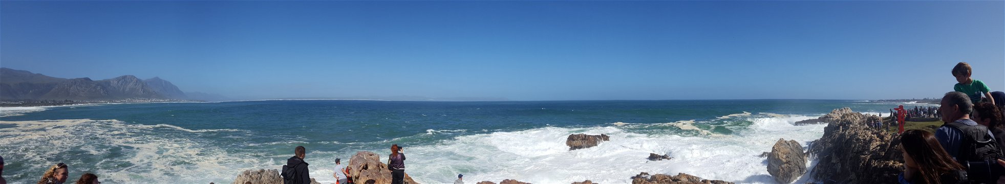 The viewpoint from the Hermanus promenade