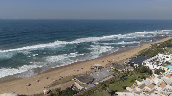Beach and surrounding area