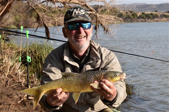 Smallmouth yellowfish with Wild Fly Fishing in the Karoo