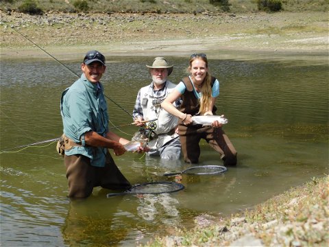 Fly Fishing for trout with Alan Hobson, Wild Fly Fishing in the Karoo