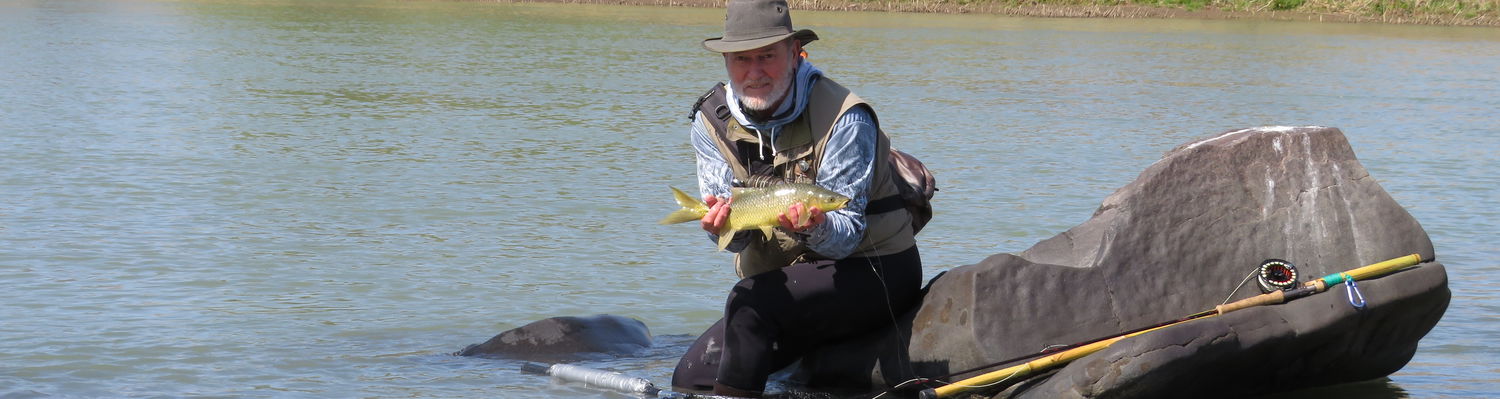 Indigenous yellowfish on the Orange River with A&A Adventures and Wild Fly Fishing in the Karoo