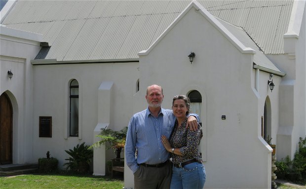 Alan & Annabelle Hobson at the Angler and Antelope Guesthouse, in Somerset East