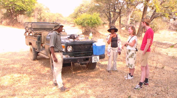 Game drive in the Mosi-Oa-Tunya National Park Game drive in the Mosi-Oa-Tunya National Park