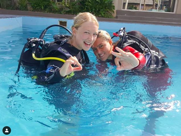 Scuba lessons in Paje