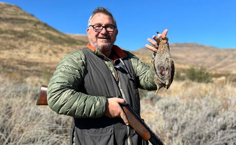 A full-day mountain adventure in South Africa featuring the Royal McNab Challenge—hunting Mountain Reedbuck, shooting Grey Wing Francolin, and fly fishing for wild Rainbow Trout, all in one high-altitude setting. A full-day mountain adventure in South Africa featuring the Royal McNab Challenge—hunting Mountain Reedbuck, shooting Grey Wing Francolin, and fly fishing for wild Rainbow Trout, all in one high-altitude setting.
