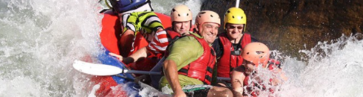 White water rafting nearby