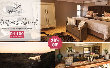 valentines day romantic accommodation on orange river