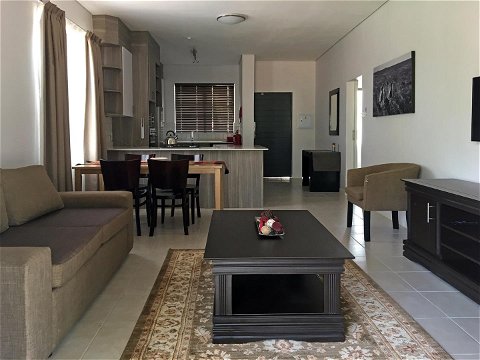 Apartments @ 125 - 2 bedroom unit; lounge, dining area & fully equipped kitchenette