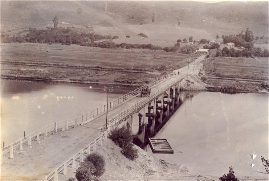 Knysna River, Concrete Bridge (second bridge) ca 1915