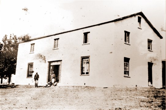 Belvidere House - 1850 facade