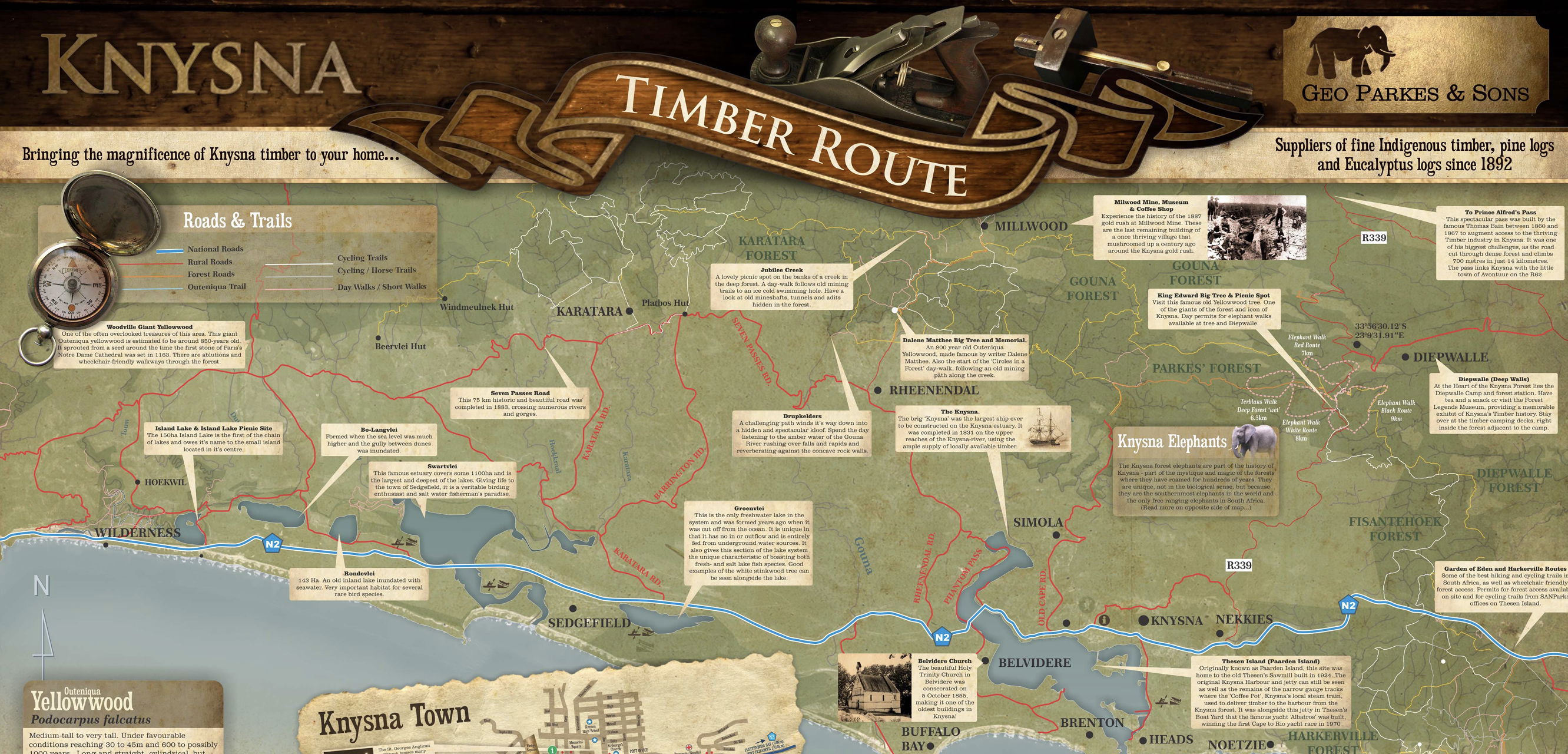 Knysna Timber Route, Geo Parkes & Sons