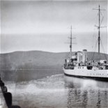 HMS Wallflower on the Knysna Estuary, ca 1925