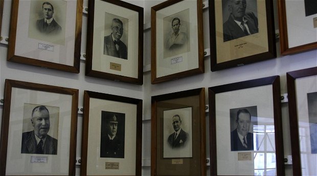 Portraits of past Mayors of Knysna in the Knysna Museum Portraits of past Mayors of Knysna in the Knysna Museum