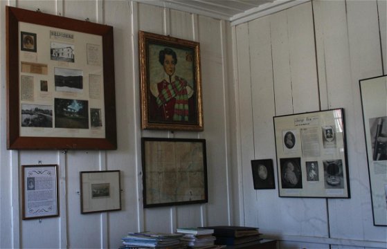 Reading room in Millwood House at the Knysna Museum