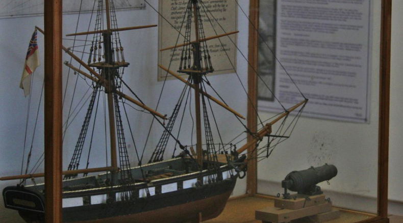 Model of ss Albatross in the Knysna Museum