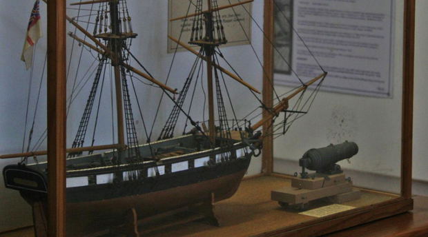 Model of ss Albatross in the Knysna Museum Model of ss Albatross in the Knysna Museum