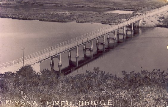 Knysna River Concrete Bridge (second bridge), ca 1915