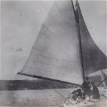 Yacht Swan during a Knysna Yacht Club outing, 1910