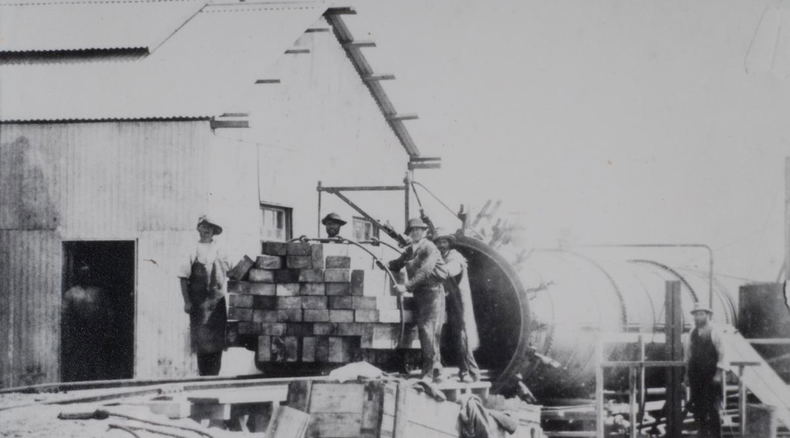 Railway sleepers from the Knysna Forests, early 20th Century
