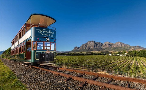 Wine tram Mont dOr Franschhoek