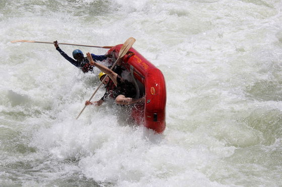 Extreme rafting on the Nile, Jinja, Uganda