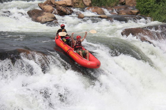Extreme rafting on the Nile
