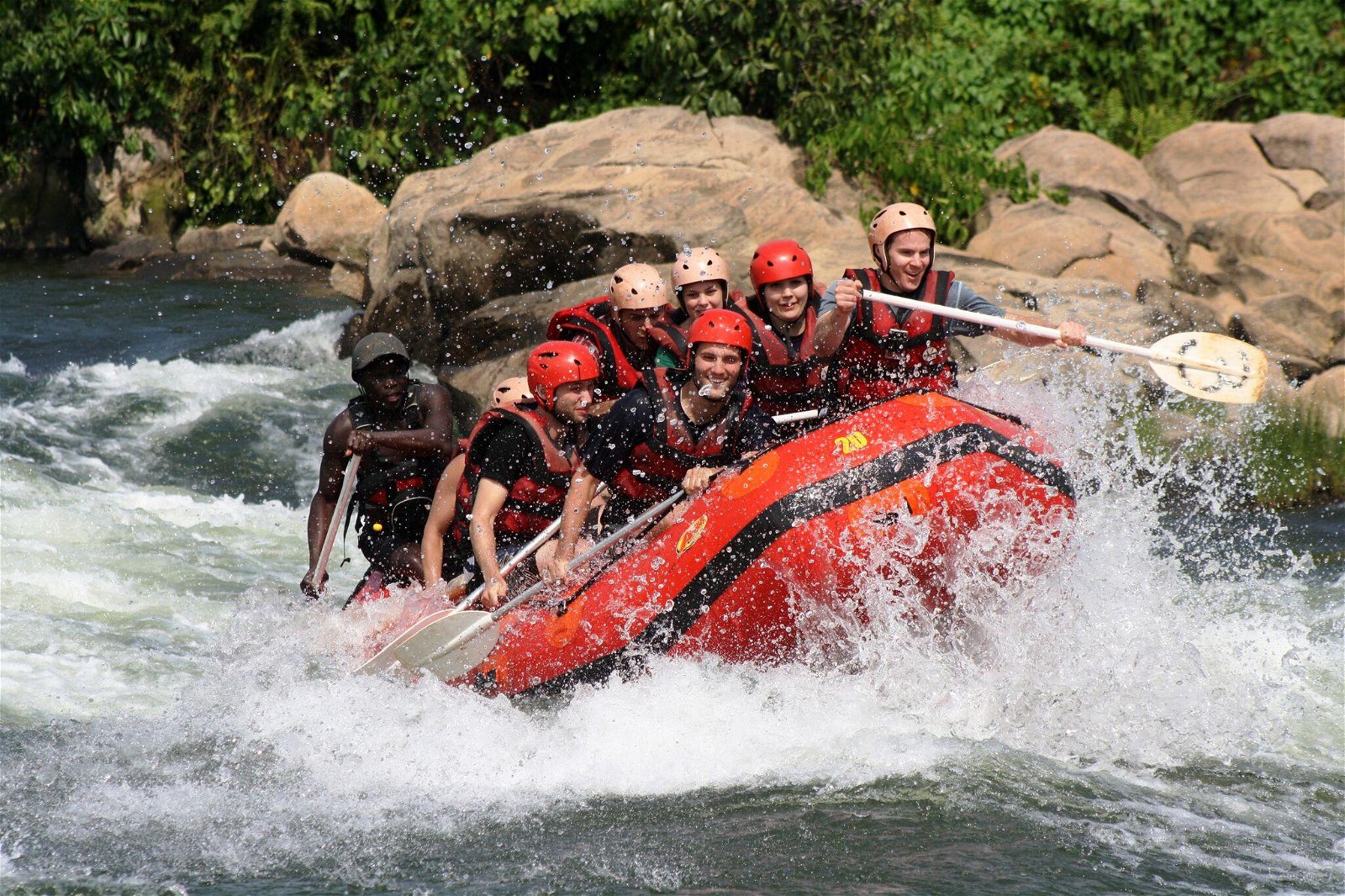 Rafting on the Nile, Nile River Explorers, Jinga, Uganda